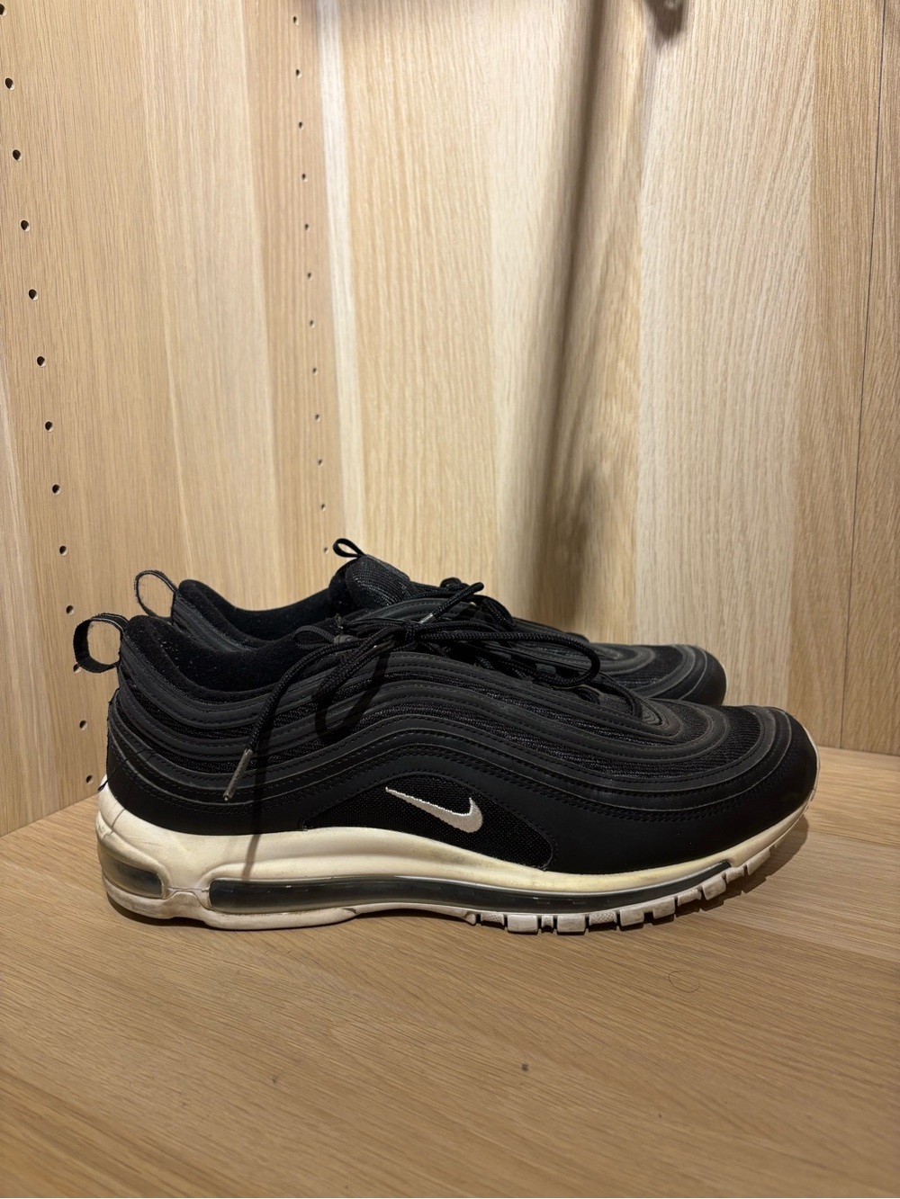 Nike Black and White Air Max 97 Sneakers